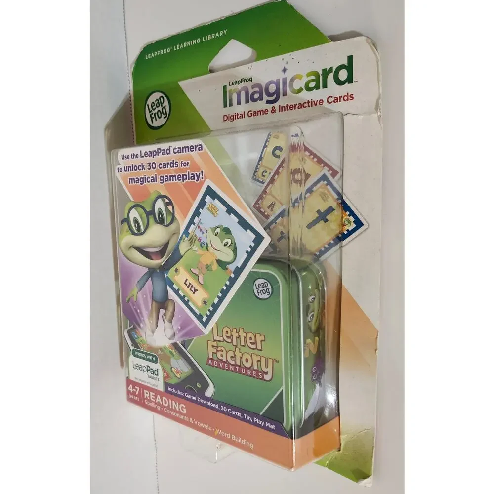 LeapFrog Imagicard Letter Factory Adventures Reading 4-7 New Sealed
